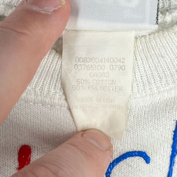 Lee Sweater Womens L Vintage 80s USA made Worlds Greatest Mom Sweatshirt Mothers - Picture 5 of 9